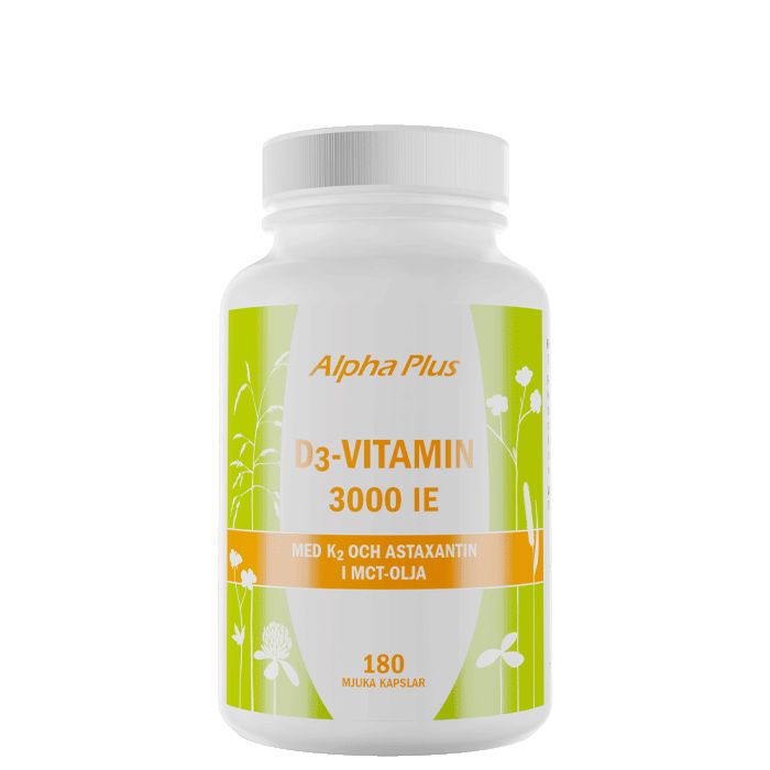D3-vitamin 3000 IE + K2