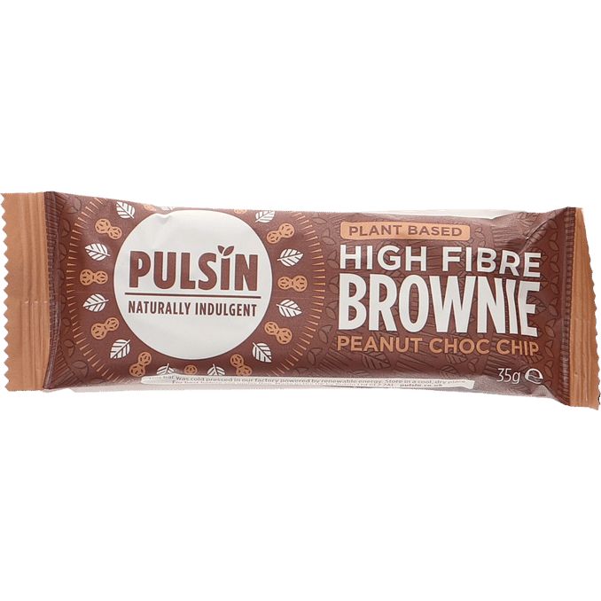Pulsin Proteinbar Brownie Jordnöt & Choklad