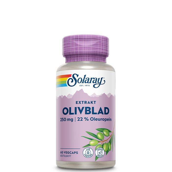 Solaray Olivblad Extrakt