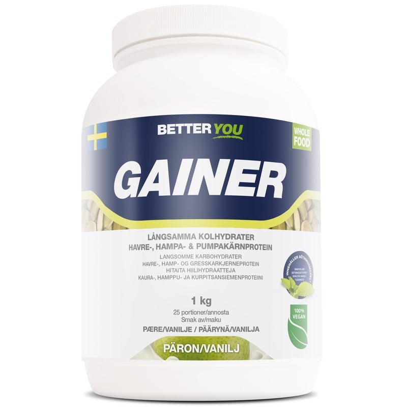 Better You Whole Food Gainer Päron/Vanilj