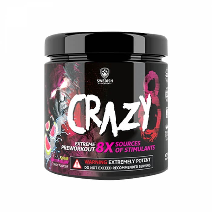 Swedish Supplements Crazy 8 Sour Watermelon