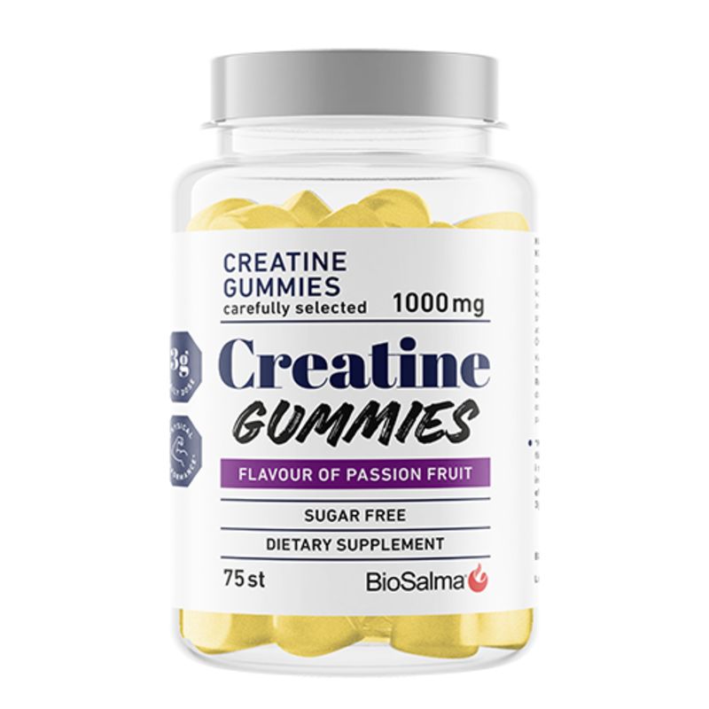BioSalma Creatine Gummies Passion Fruit 