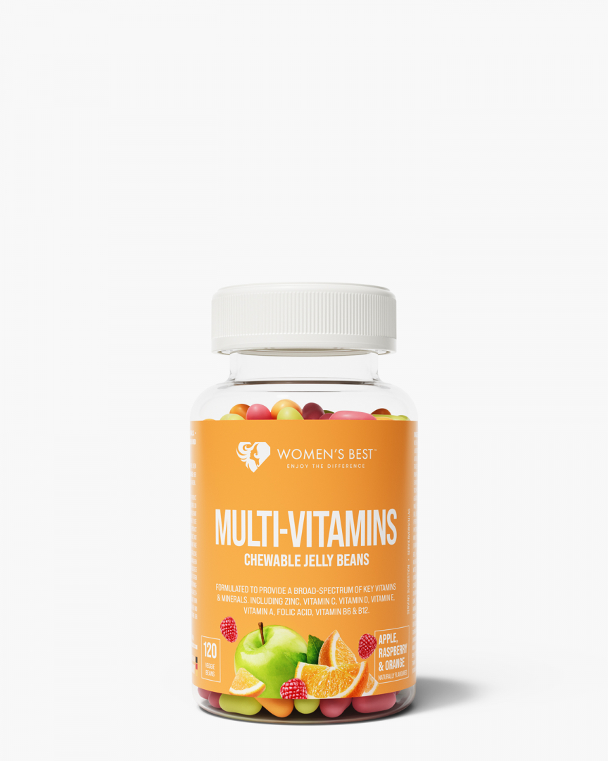 Womens Best Chewable Jelly Bean Multi Vitamins Apple Raspberry