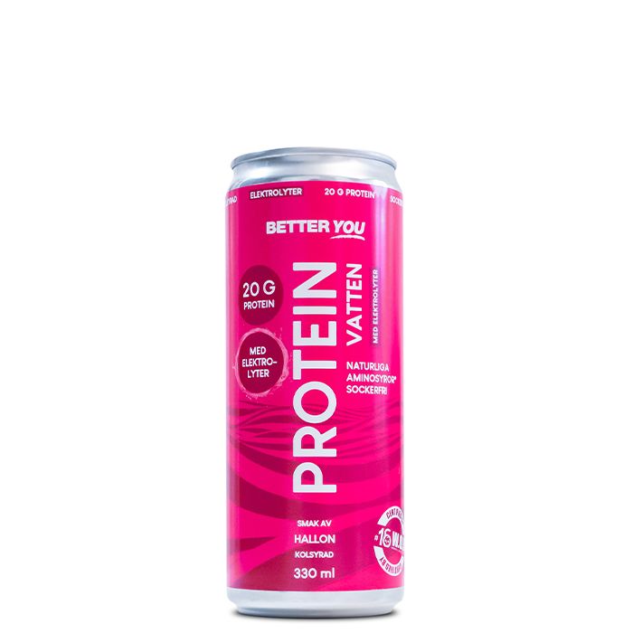 Proteinvatten Elektrolyt Hallon
