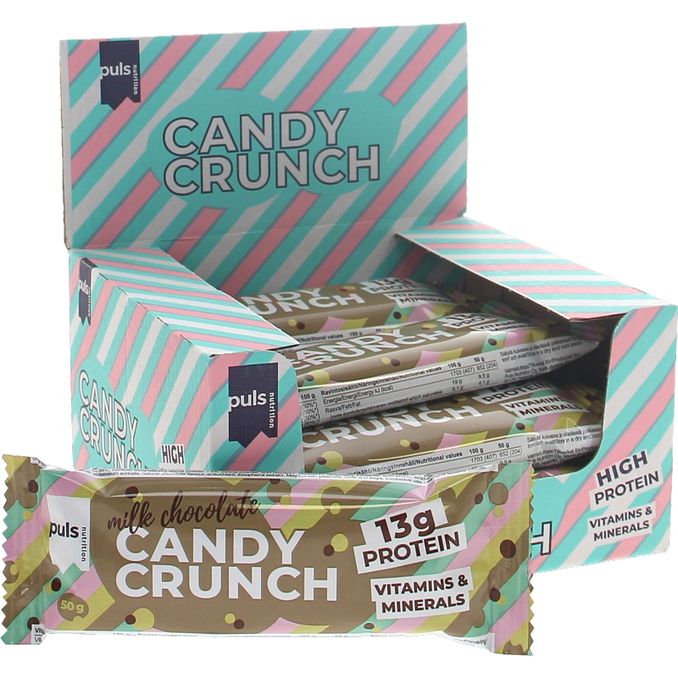 Puls Nutrition Proteinbar Candy Crunch Mjölkchoklad