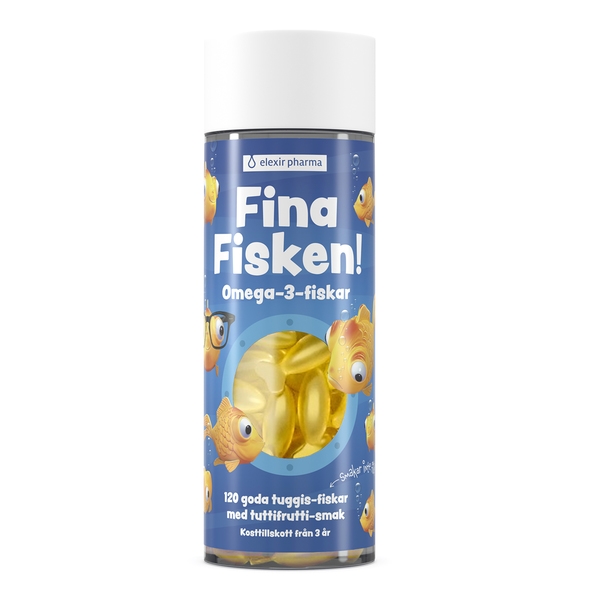 Elexir Pharma Fina Fisken Tuggkapslar