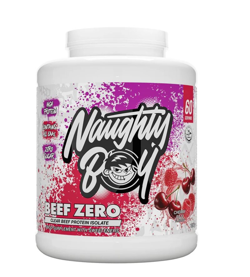 Naughty Boy Beef Zero Cherry Razz