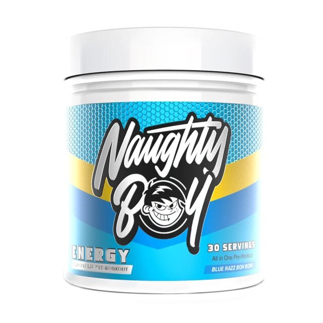 Naughty Boy Energy PWO Blue Razz Bon Bons