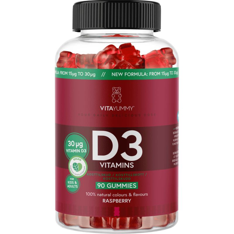 VitaYummy D3 Gummies Raspberry