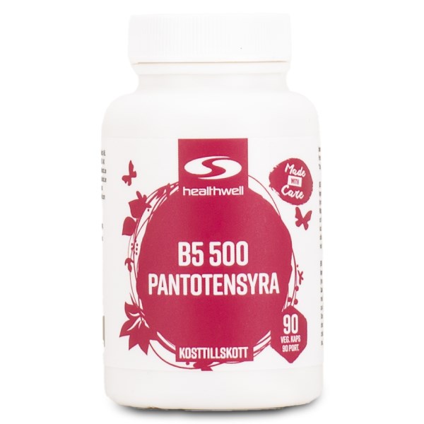Healthwell Vitamin B5 500 Pantotensyra