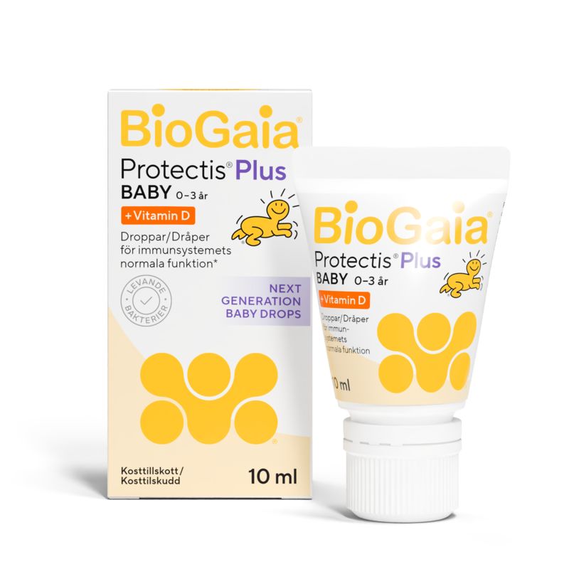 BioGaia Protectis Plus droppar med vitamin D 0-3 år