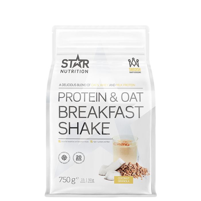 Protein & Oat Breakfast Shake Coconut Ganola