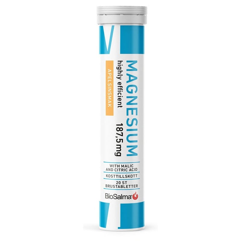 BioSalma Magnesium Brustabletter Apelsin