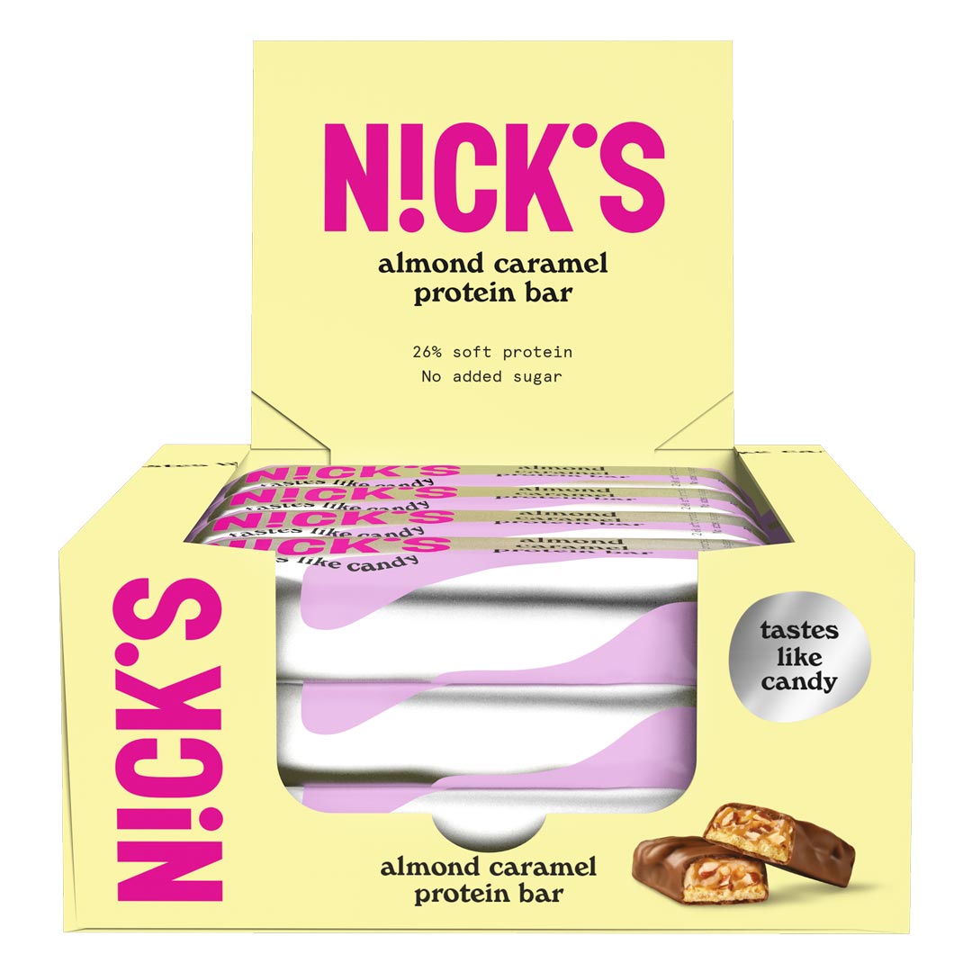 Nicks Soft Bar Almond Caramel