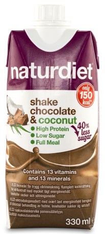 Naturdiet Shake Chocolate and Coconut