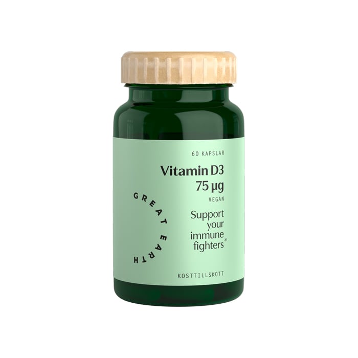 Great Earth Vitamin D3/K2 Vegansk