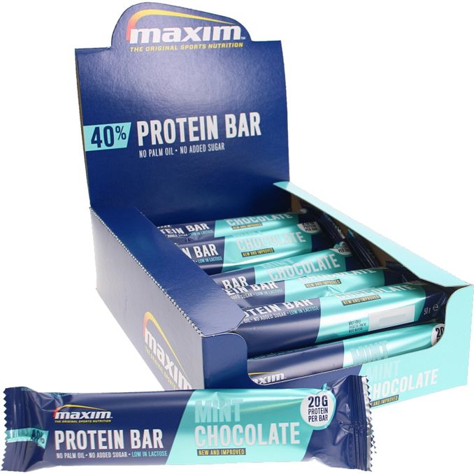Maxim 40% Protein Bar Chocolate Mint