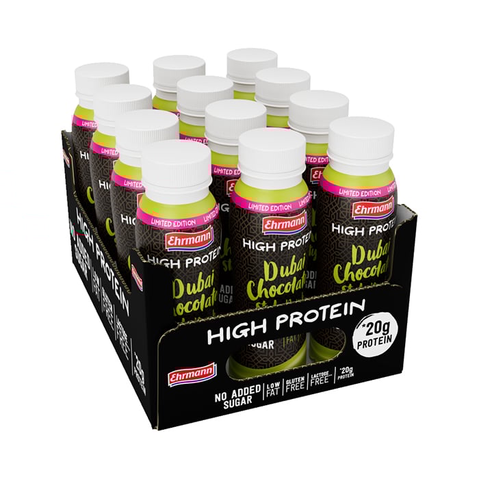 Ehrmann Proteindryck Dubai Chocolate Style