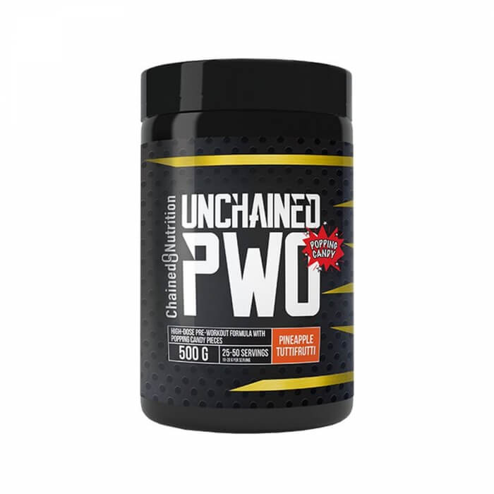 Chained Nutrition Unchained PWO Pineapple Tuttifrutti