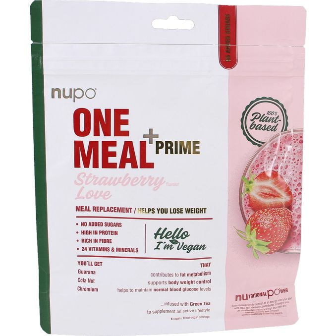 nupo Måltidsersättning Vegan Strawberry