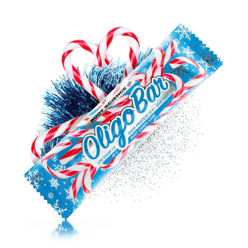 Body Science Oligo Bar XMAS Edition Mint Candy Cane - Limited XMAS Edition