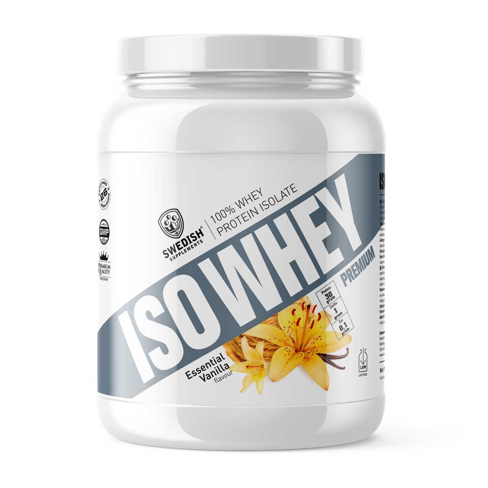 Swedish Supplements Iso Whey Premium Essential Vanilla