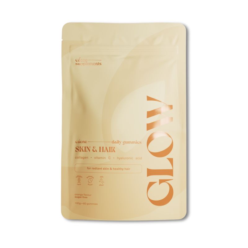 Cáene Glow Skin & Hair Gummies