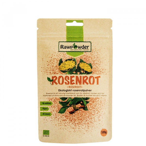 Rosenrot, Ekologisk Rosenrotpulver,