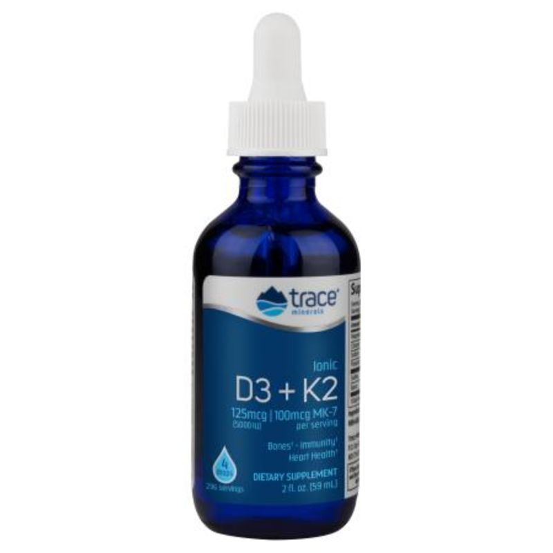 Trace Minerals D3+K2 drops