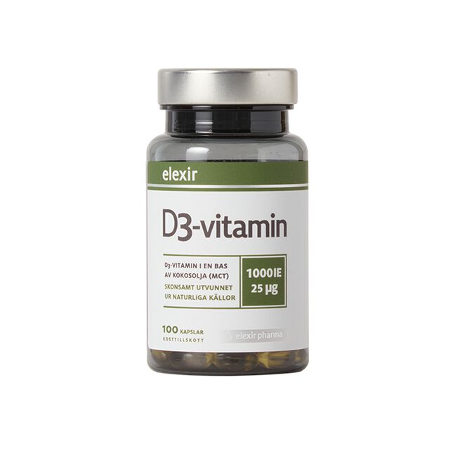 Elexir Pharma D3-vitamin 25 mcg 1000 IE