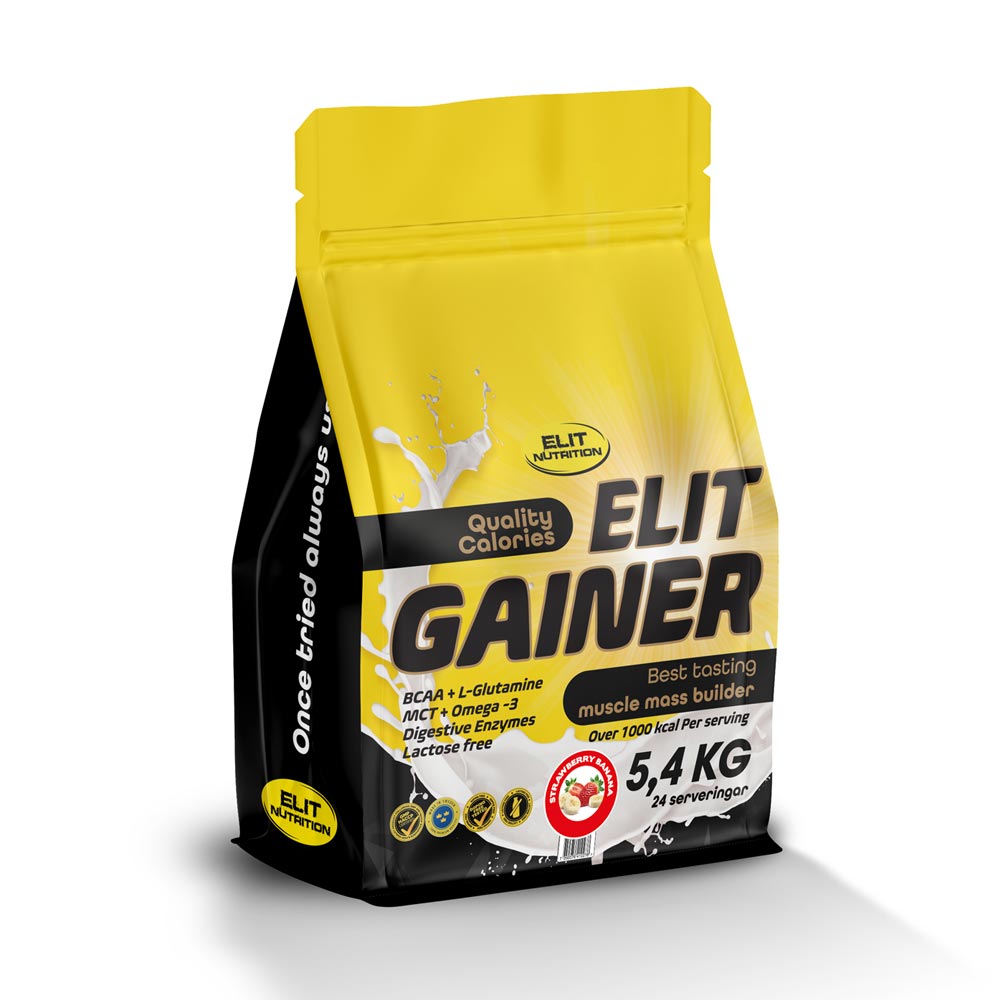 Elit Nutrition Gainer - Lactose Free Strawberry Banana