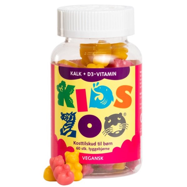 KidsZoo Kalcium+D Tuggisar