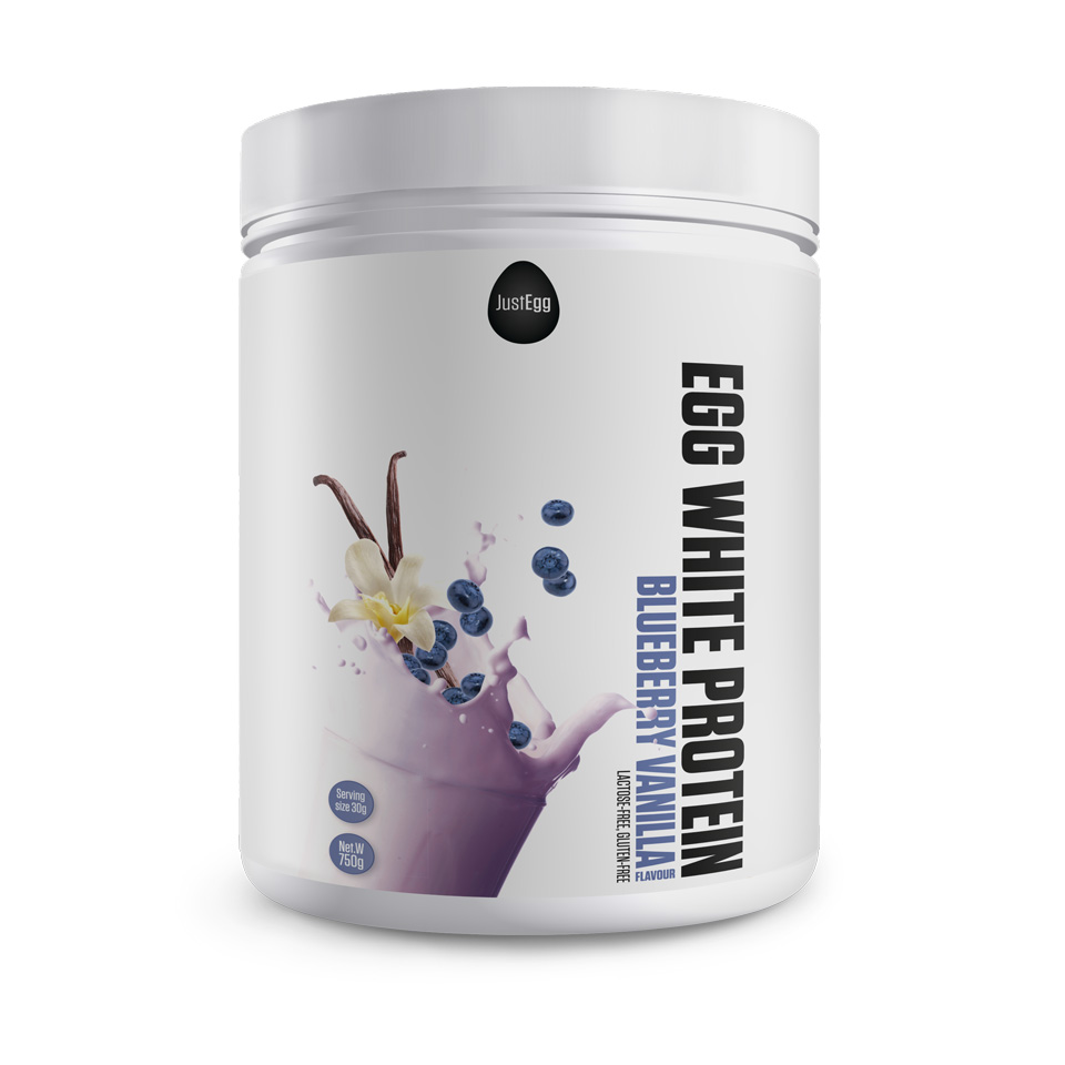 JustEgg Egg white Protein Blueberry Vanilla
