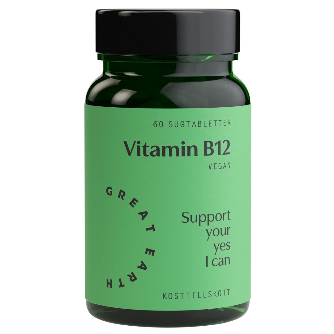 Great Earth Vitamin B12 Sugtabletter Körsbär
