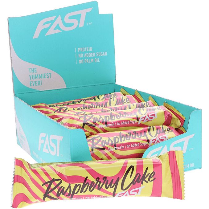 Fast Proteinbars Raspberry Cake