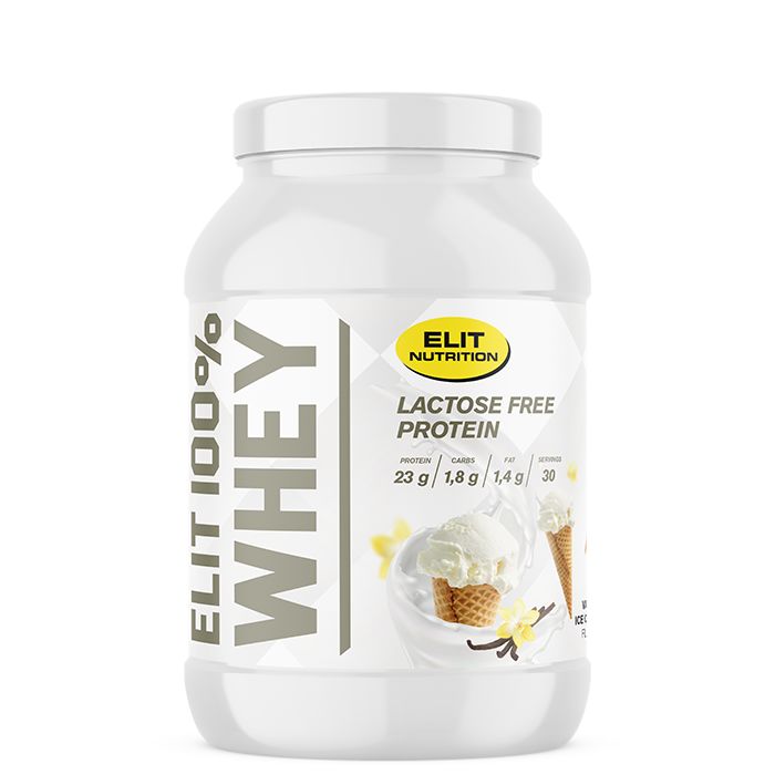 ELIT 100% Whey Laktosfritt Proteinpulver Vanilla Ice Cream