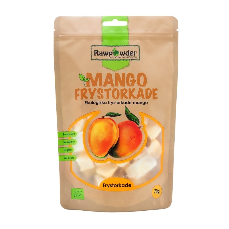 Rawpowder Frystorkade EKO Mango