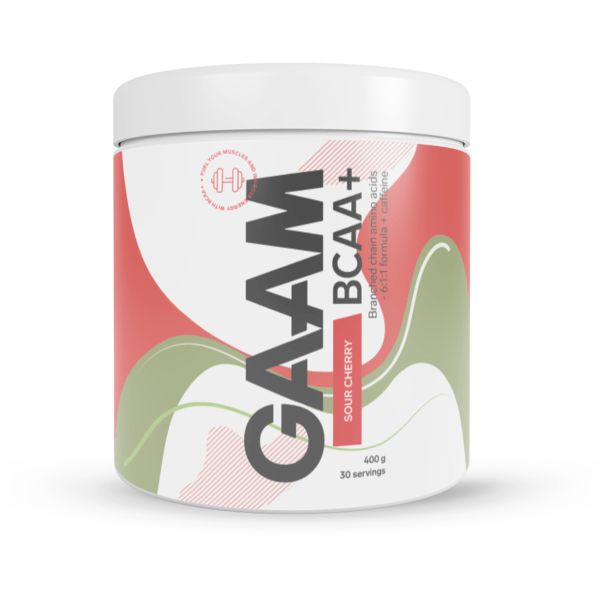 GAAM BCAA + Caffeine Sour Cherry