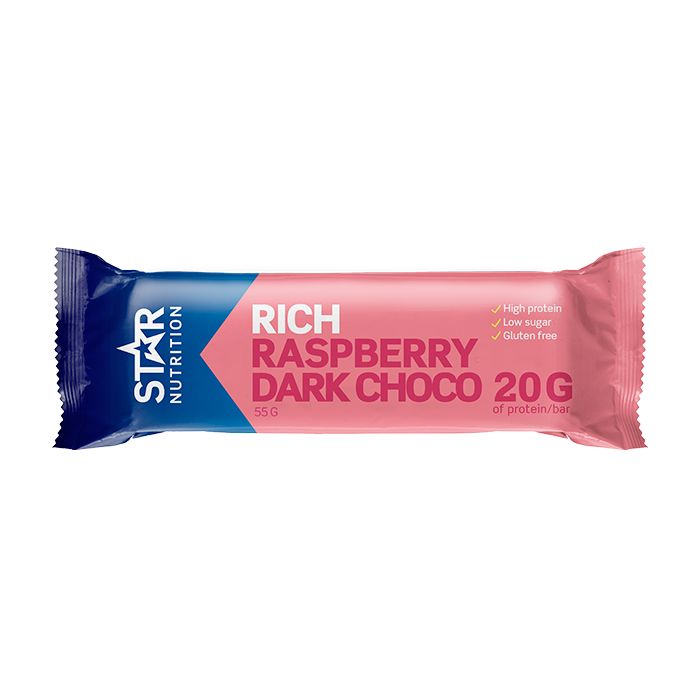 Star Nutrition Protein Bar Raspberry Dark Choco