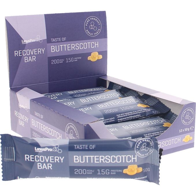 LinusPro Nutrition Recovery Bar Butterscotch