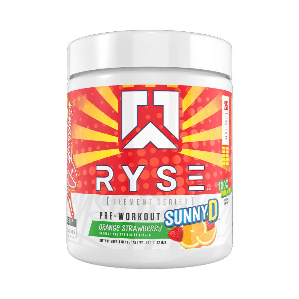Ryse Supps Element Pre-Workout SunnyD Orange Strawberry
