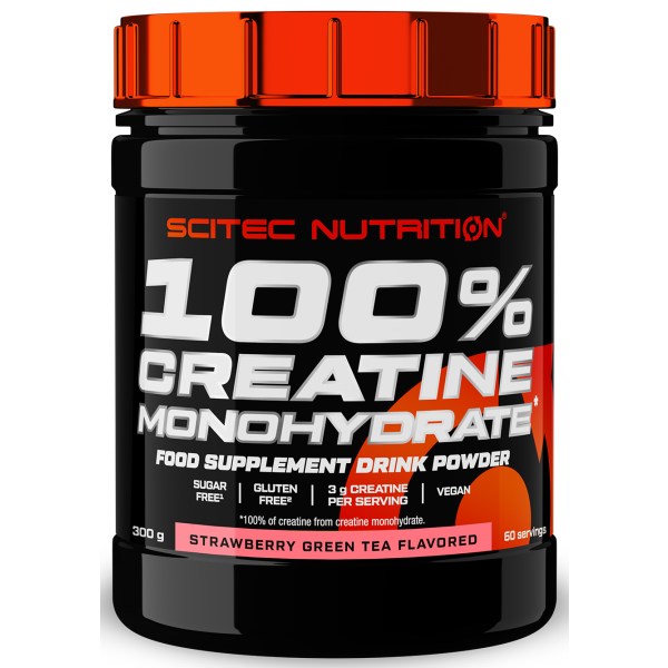 Scitec 100% Creatine Monohydrate Strawberry Green Tea