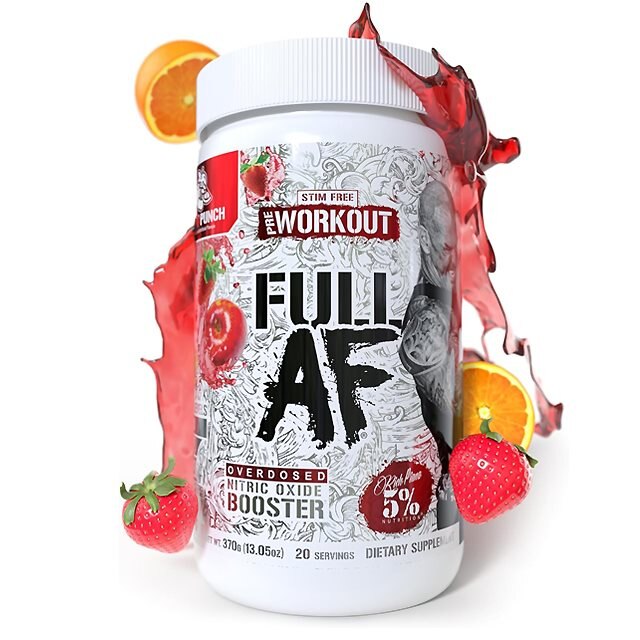 5% Nutrition FullAF Pre-Workout Stim-Free Fruit Punch