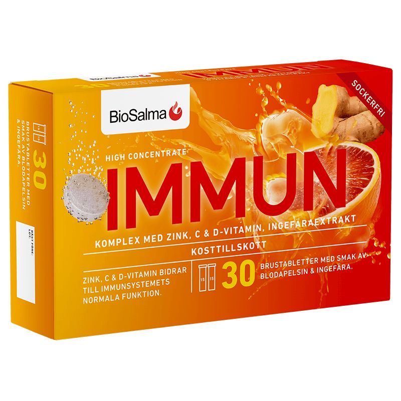 BioSalma Immun Zink C+D-vitamin