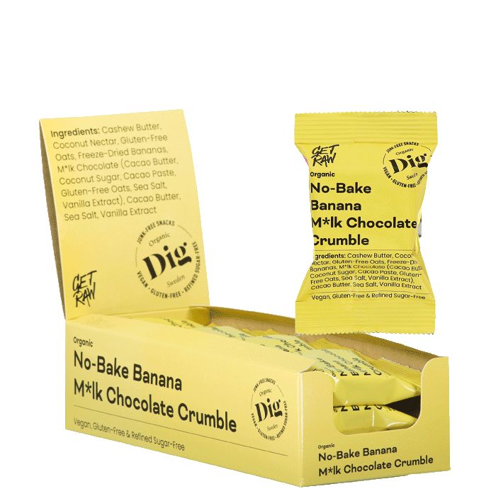 GET RAW Organic Bar Smulpaj Banana Chocolate