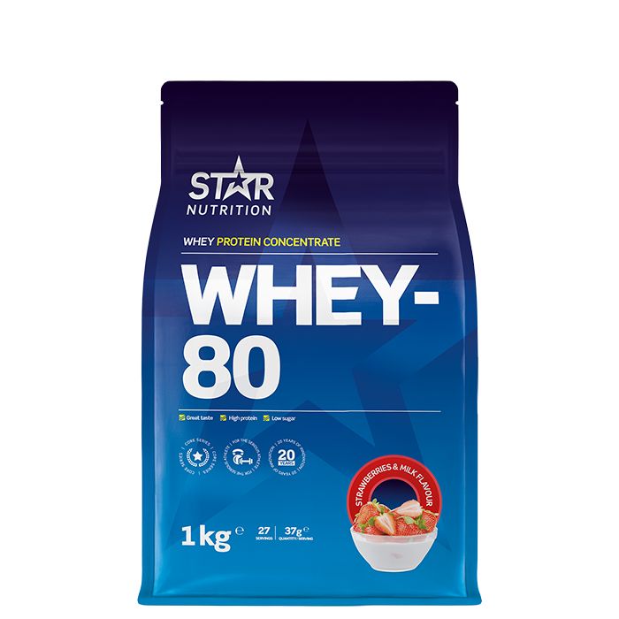 Whey-80 Strawberries and Milk