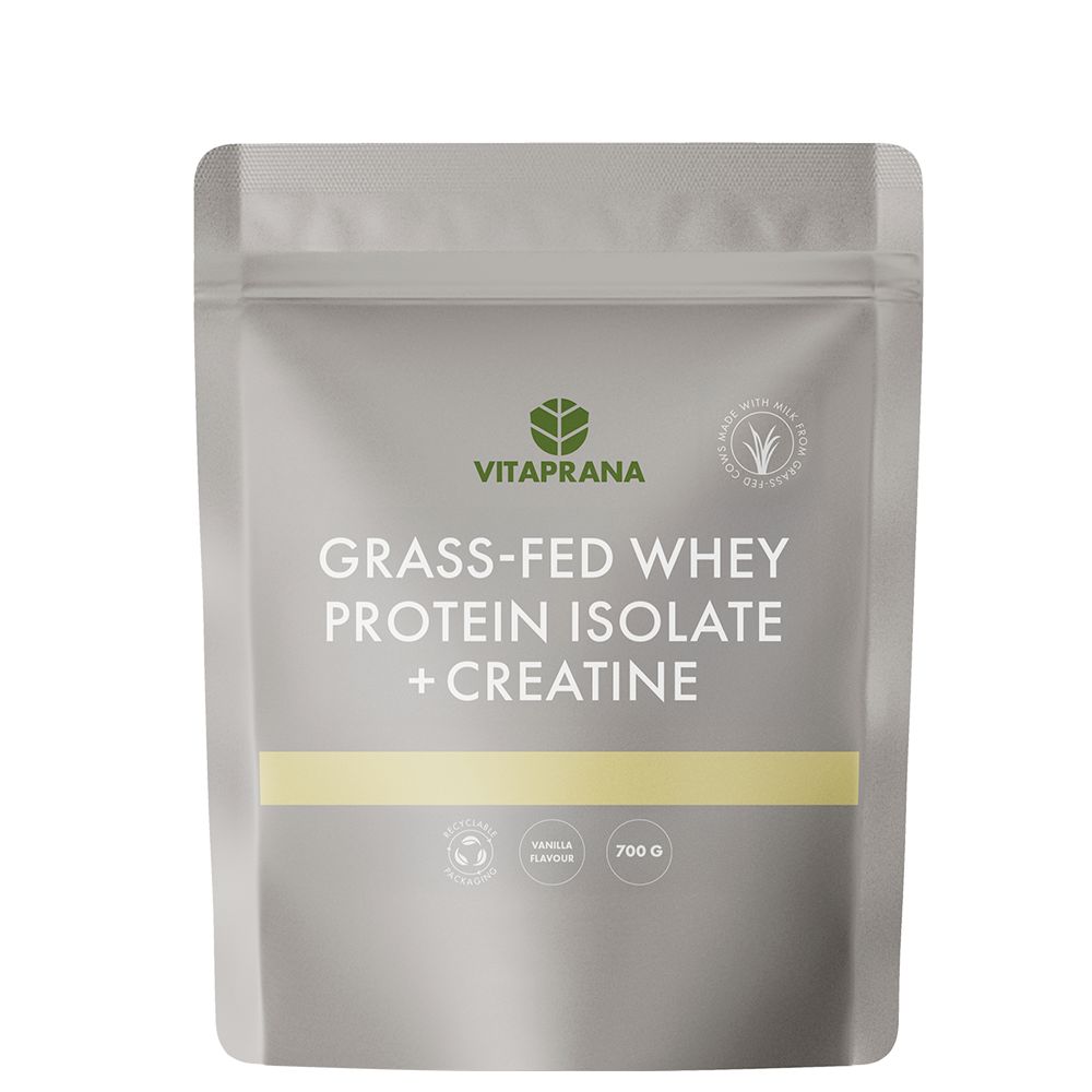 Grass fed Whey Protein Isolate + Creatine Vanilla