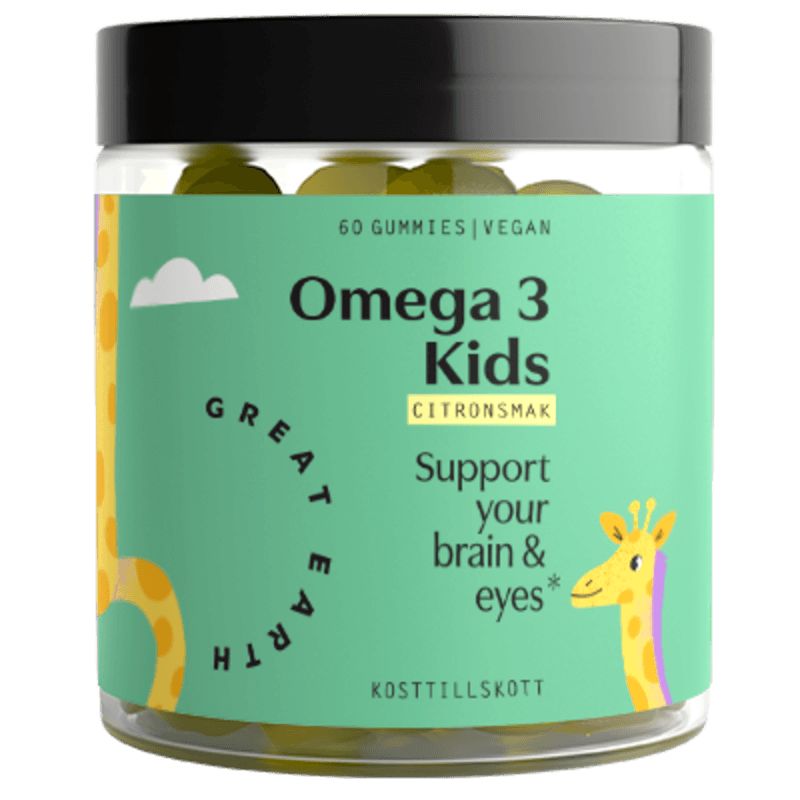 Great Earth Omega 3 Kids Gummies Citron