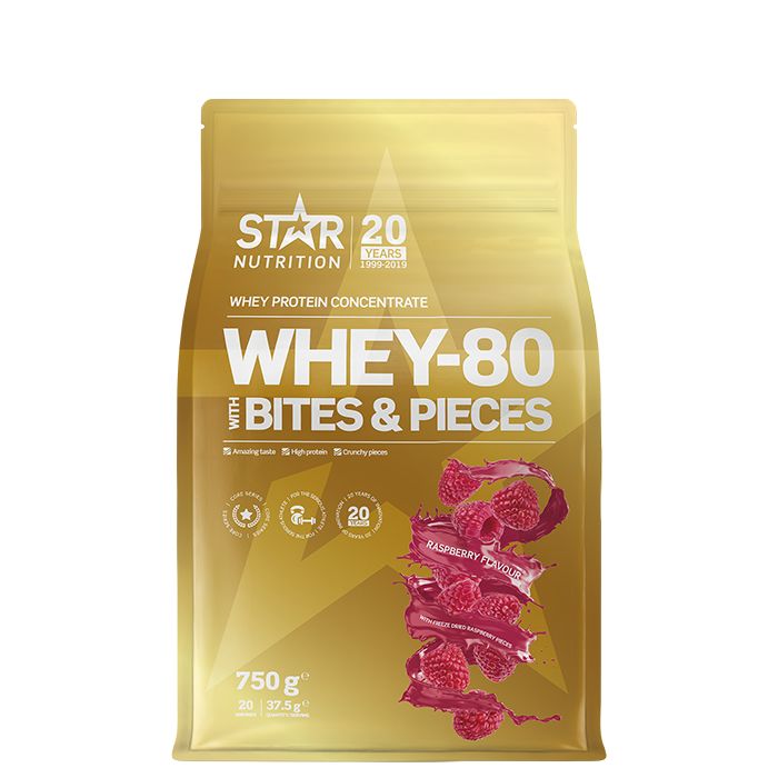 Whey-80 Bites & Pieces Raspberry