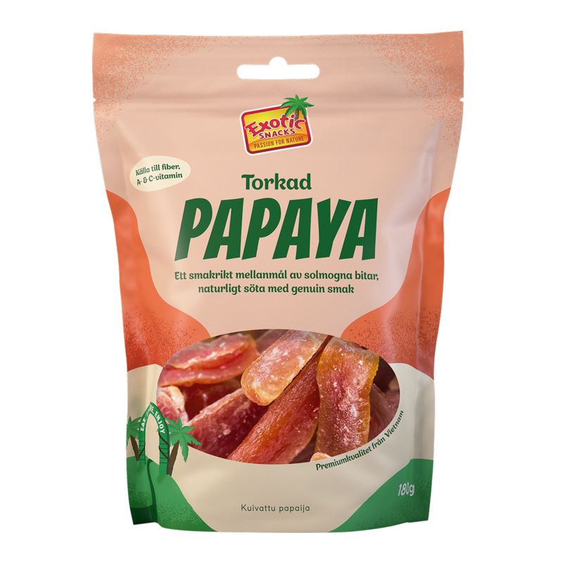 Exotic Snacks Torkad Papaya